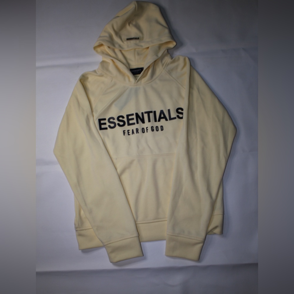 Fear of God Essentials Light Yellow Hoodie